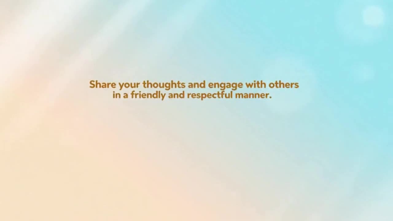 Family-Friendly Comment Reminder: Be Respectful, Keep It Positive, Build Community