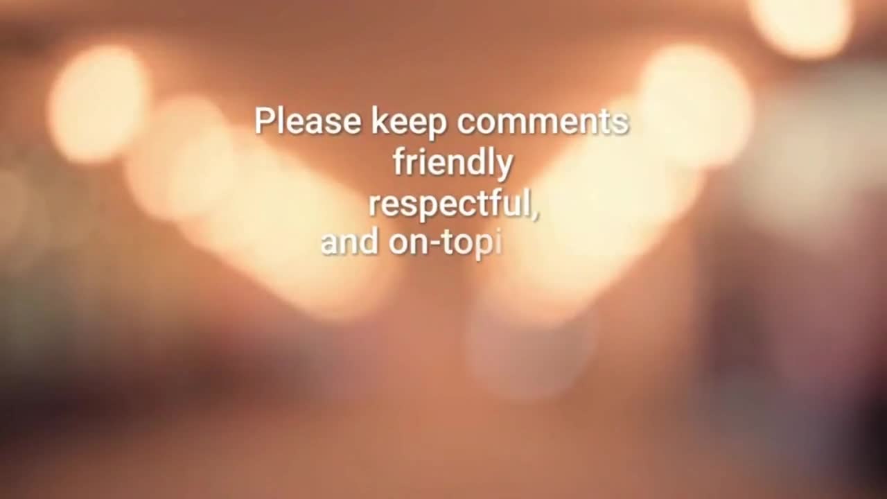 Friendly Reminder: Keep Comments Respectful, On-Topic, and Supportive for Everyone