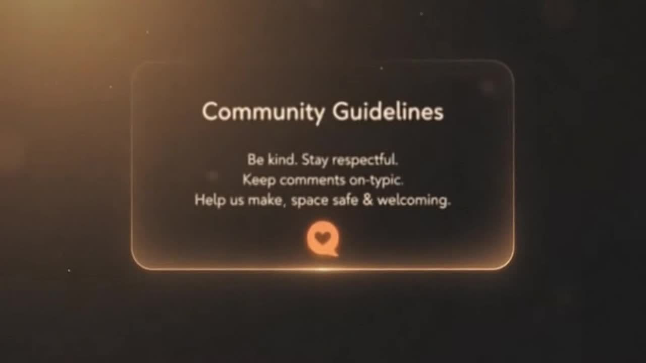 Friendly Comments Only: Help Us Keep a Respectful, Positive, and On-Topic Community for Everyone