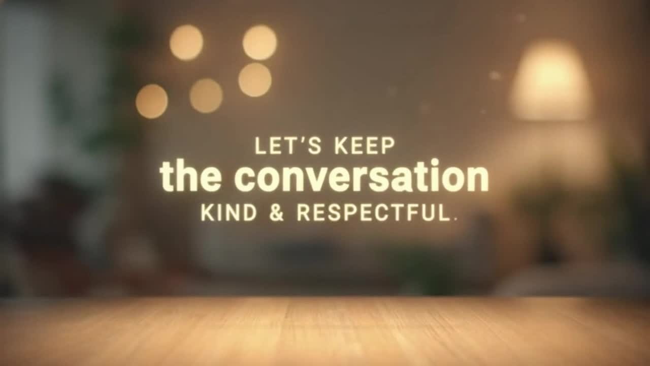Building a Positive Community Together Through Respectful, Friendly, and Thoughtful Conversations
