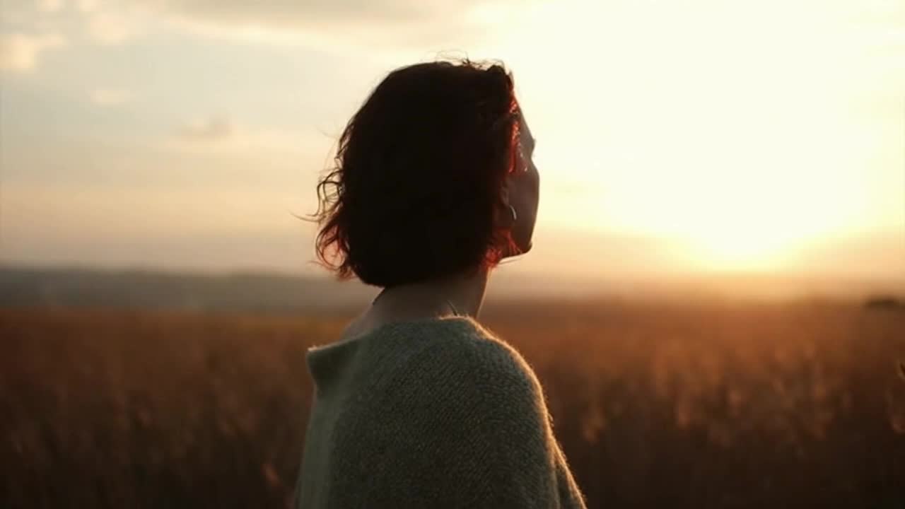 A Quiet Moment Held in Golden Light, Observed with Calm and Gentle Motion