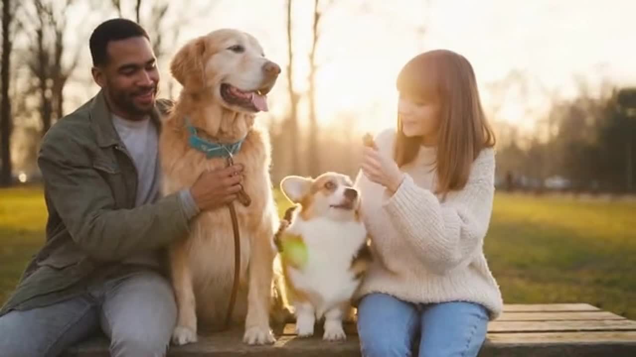 Cute Dogs and Their Human Owners Sharing a Funny, Lighthearted Everyday Moment