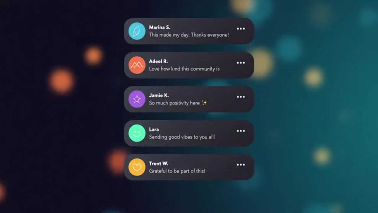 A gentle reminder to keep comments friendly, respectful, and focused on positive conversation