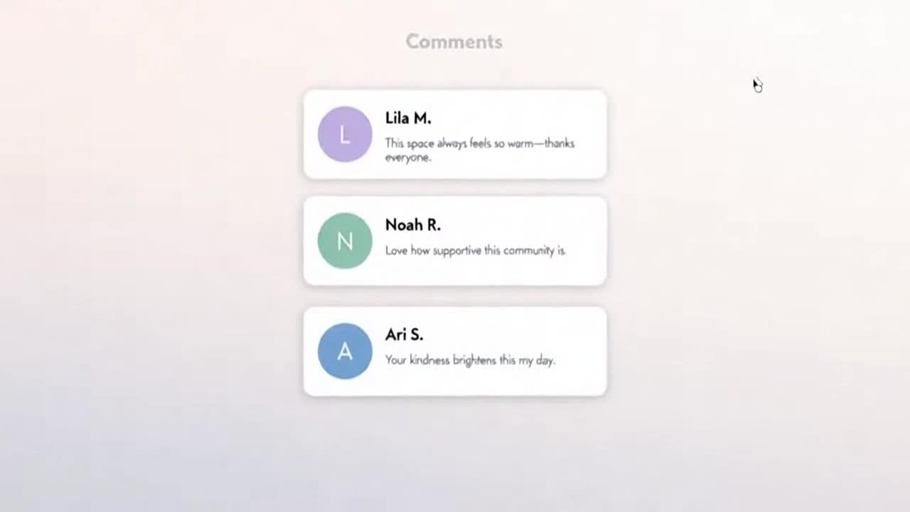 A Gentle Reminder to Keep Comments Friendly, Respectful, and Focused on Positive Conversation