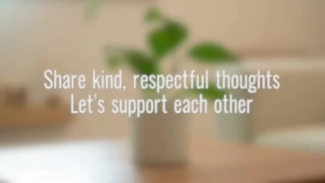 A Gentle Reminder to Keep Comments Kind, Respectful, and Positive for Everyone