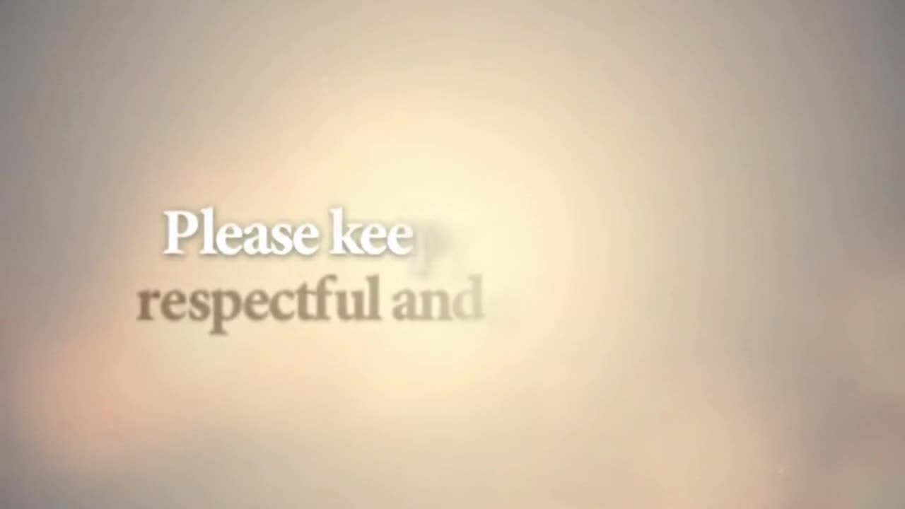 A gentle reminder to keep comments friendly, respectful, and focused on positive, constructive conve