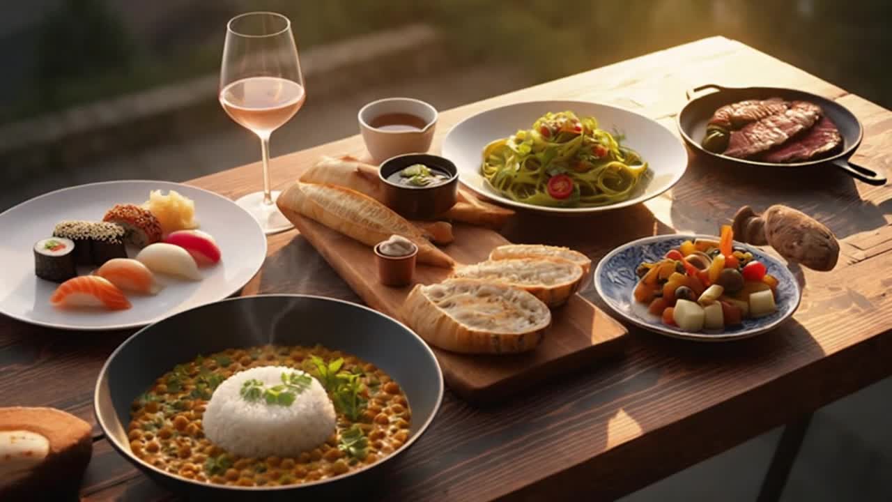 A Beautiful Glimpse of World Cultures Told Through Diverse Global Cuisines in One Moment