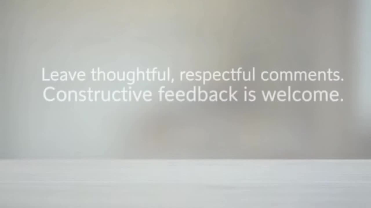 A Gentle Reminder to Keep Comments Friendly, Respectful, and Focused on Positive Interaction