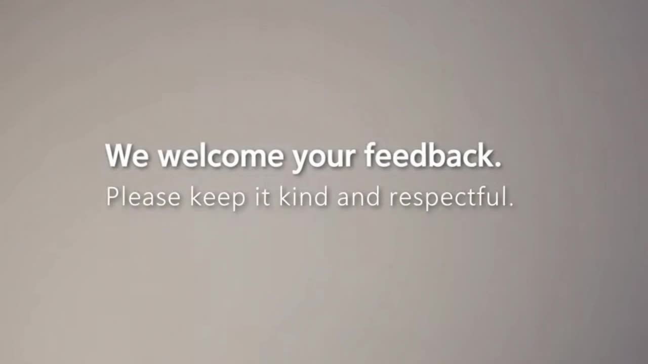 Creating a Welcoming Space for Respectful, Positive, and Family-Friendly Community Feedback
