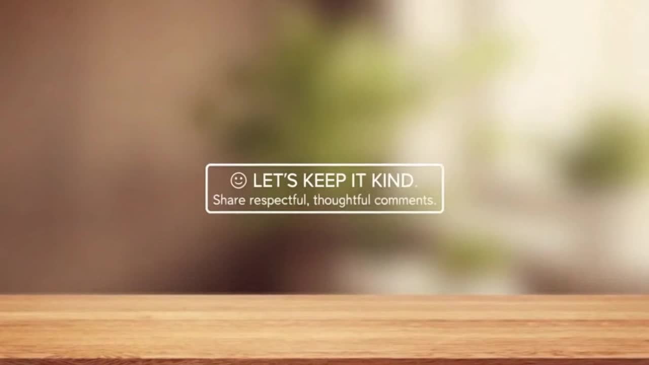 Friendly Reminder to Keep Comments Positive, Respectful, and Enjoyable for Everyone
