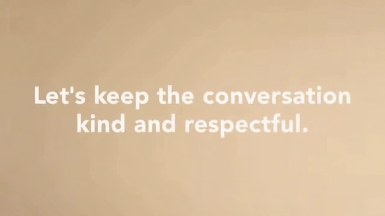 A Friendly Reminder to Keep Comments Positive, Respectful, and Supportive for Everyone