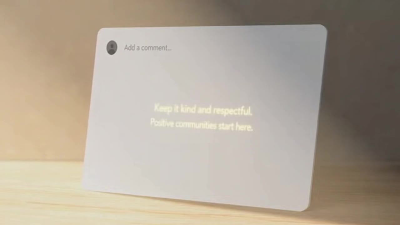 A Calm Reminder to Keep Comments Friendly, Respectful, and Positive for Everyone