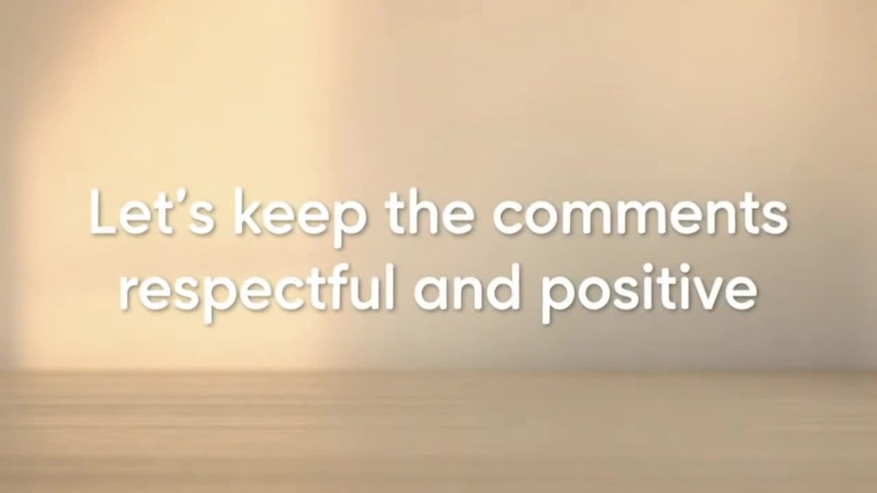 Let’s Keep the Comments Kind, Respectful, and Focused on Positive, Constructive Conversations