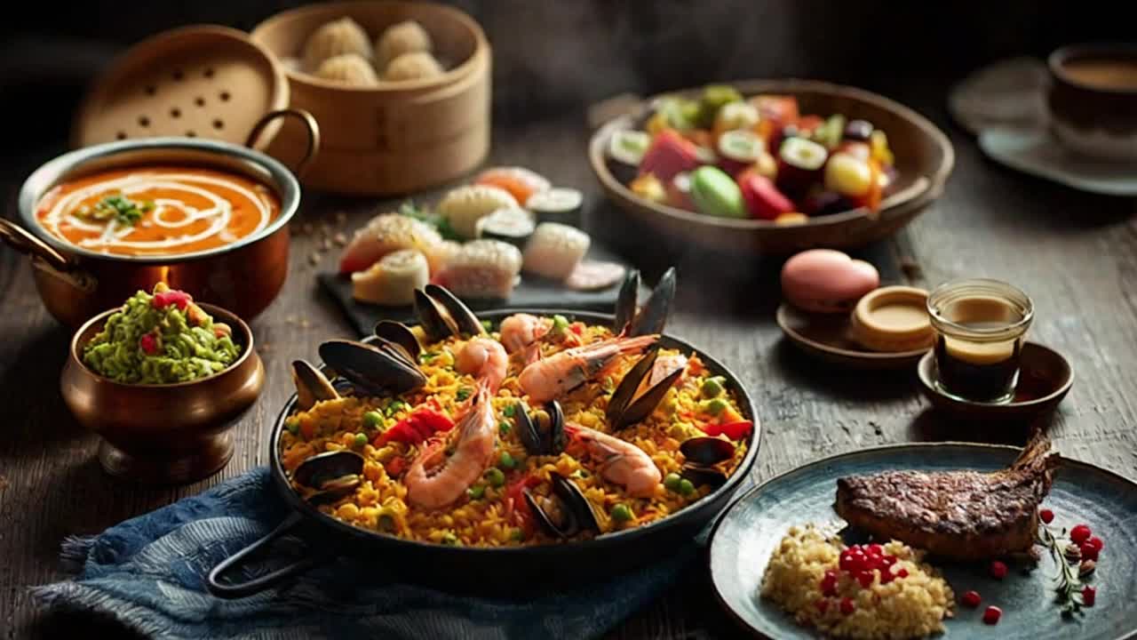 A Beautiful Glimpse of World Cultures Through Colorful, Authentic Global Cuisines