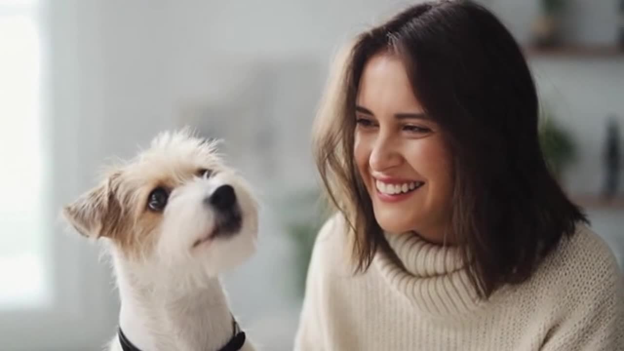 A Cute and Funny Everyday Moment Between a Dog and Its Human Owner That Feels Warm and Relatable