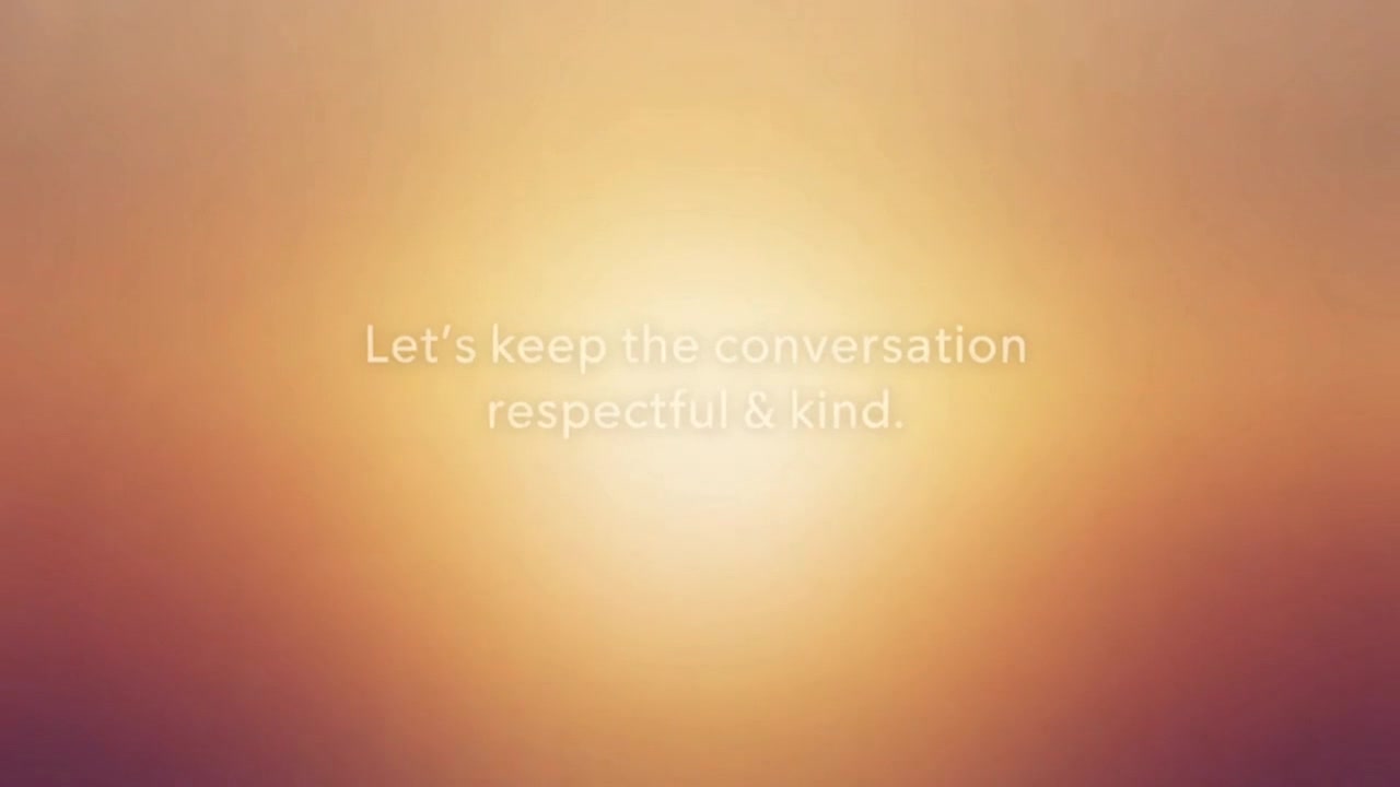 A Friendly Reminder to Keep Comments Positive, Respectful, and Welcoming for Everyone