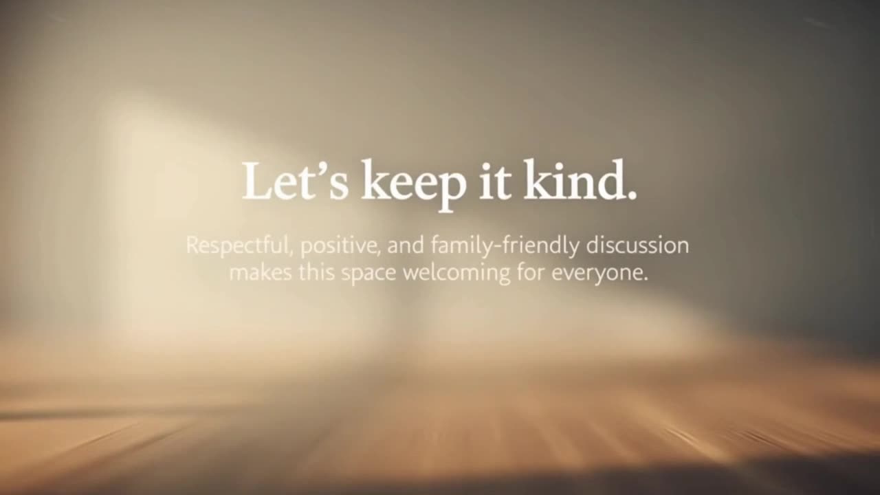 A Friendly Reminder to Keep Conversations Positive, Respectful, and Welcoming for Everyone