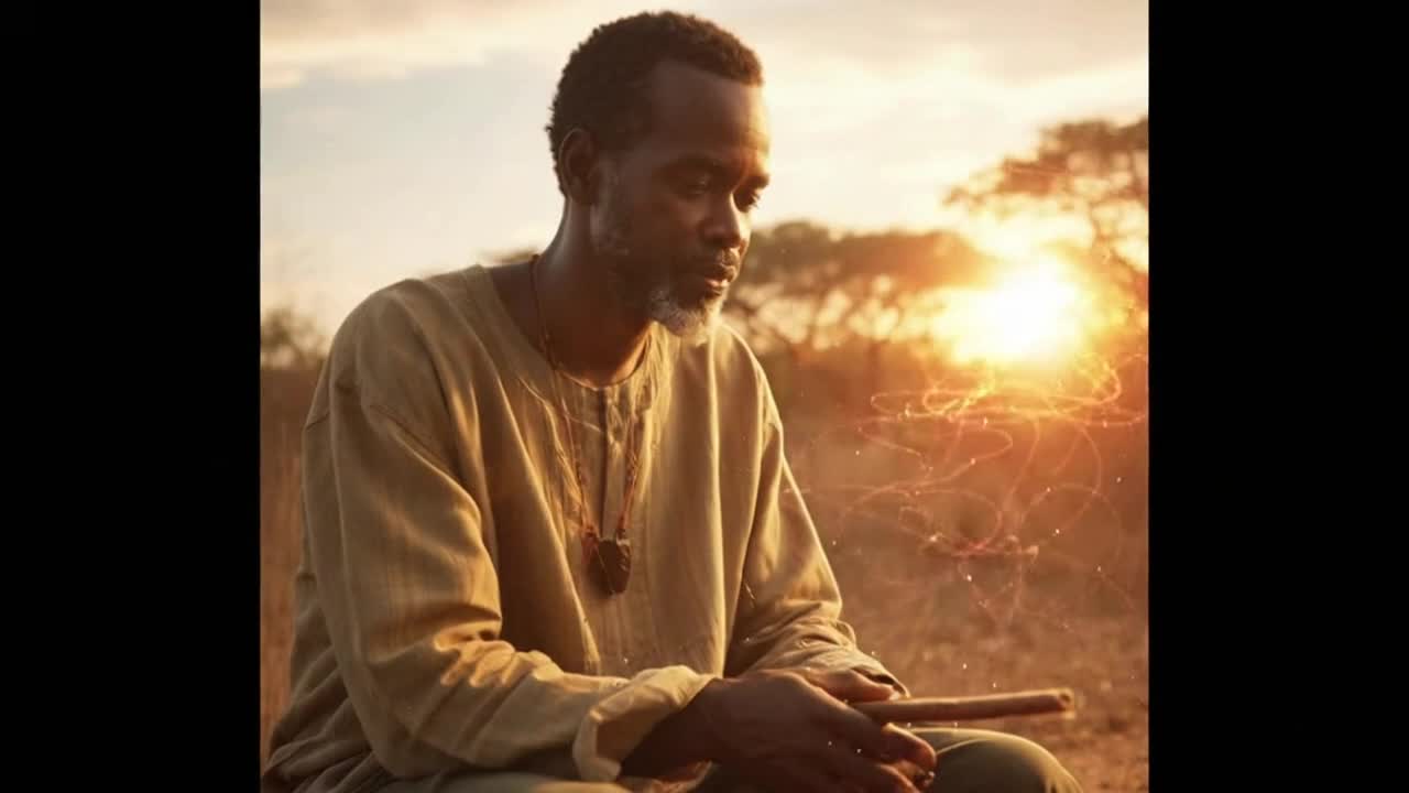 A Quiet Moment Showing How Original African Stories Evolve Through Modern Digital Creativity