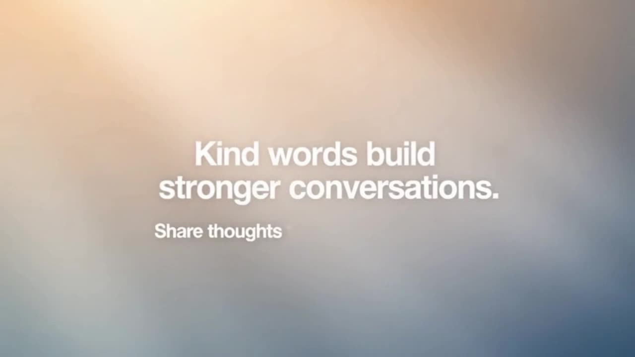 A Gentle Reminder to Keep Comments Friendly, Respectful, and Focused on Positive Interaction