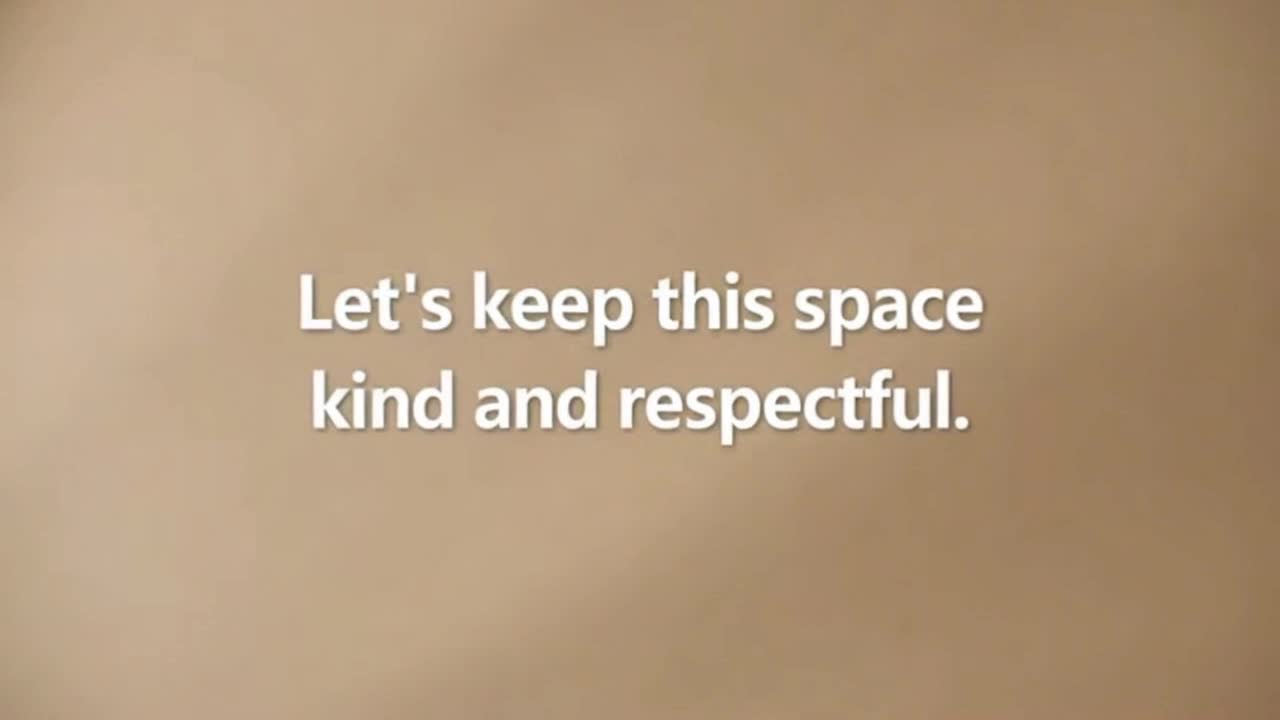 A Friendly Reminder to Share Your Thoughts Kindly and Help Keep This a Positive, Welcoming Space for