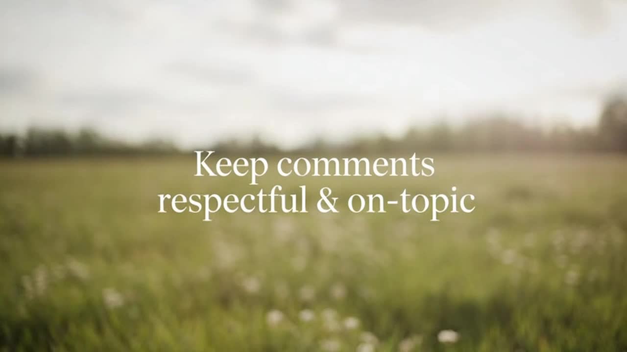 Creating a Positive Community by Keeping Comments Friendly, Respectful, and On-Topic