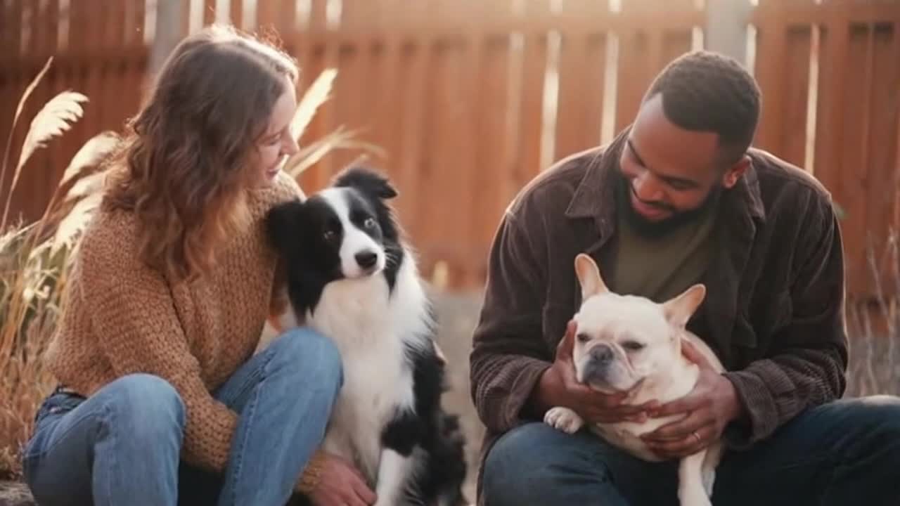 A Quietly Funny Moment Between Cute Dogs and Their Human Owners in Everyday Life