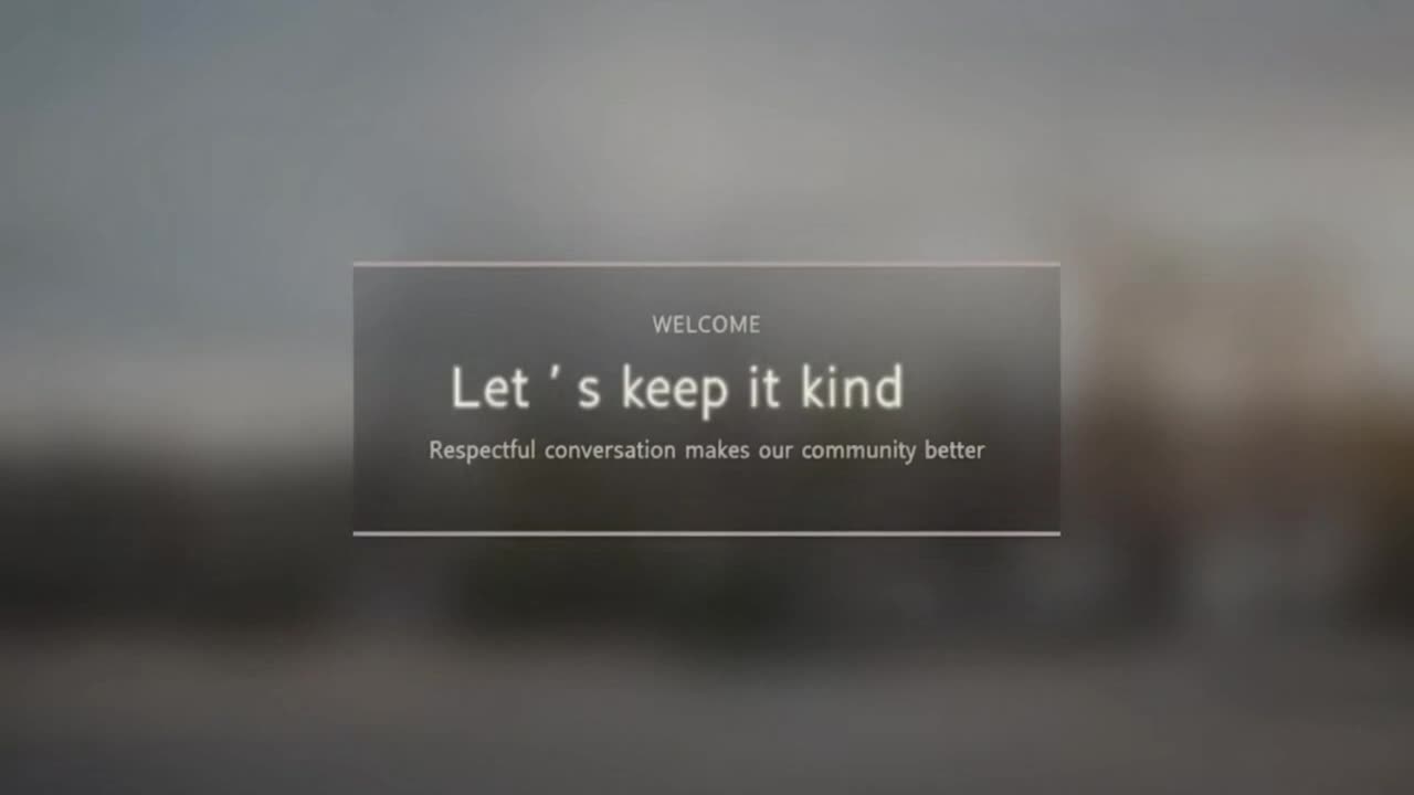 A Friendly Reminder to Keep Comments Respectful, Positive, and Welcoming for Everyone