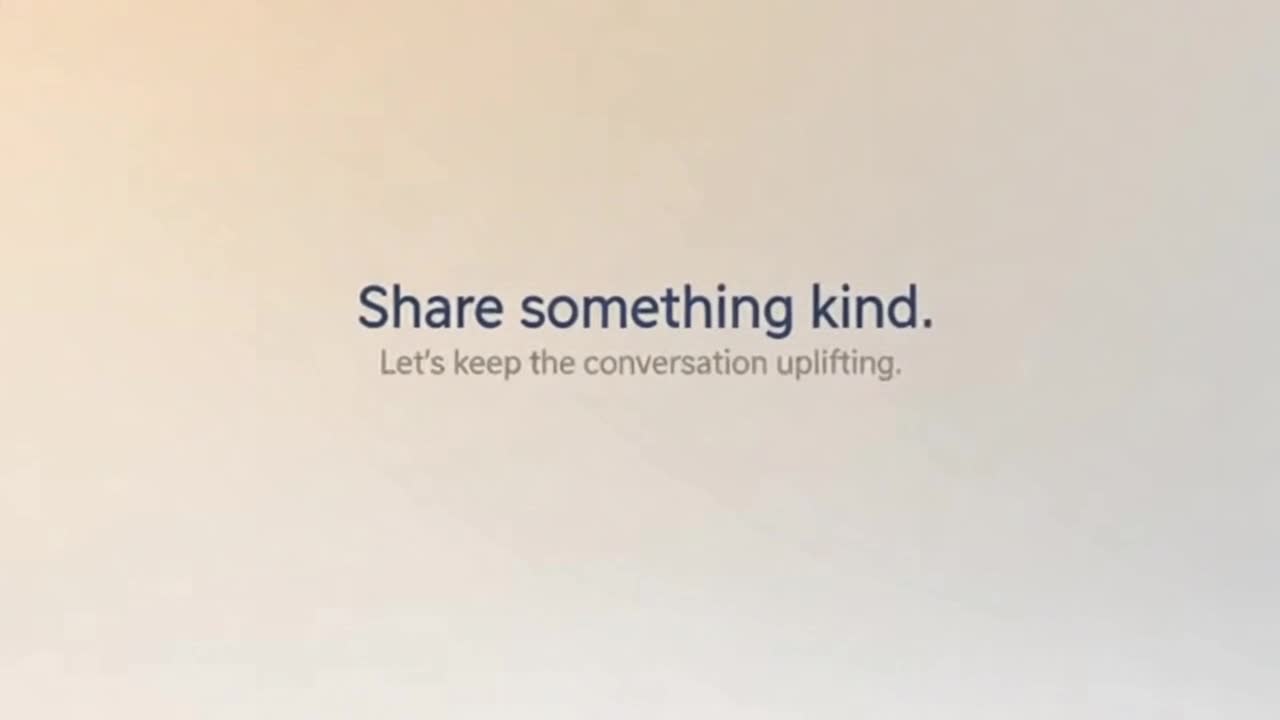 A Gentle Reminder to Keep Comments Kind, Respectful, and Family-Friendly for Everyone