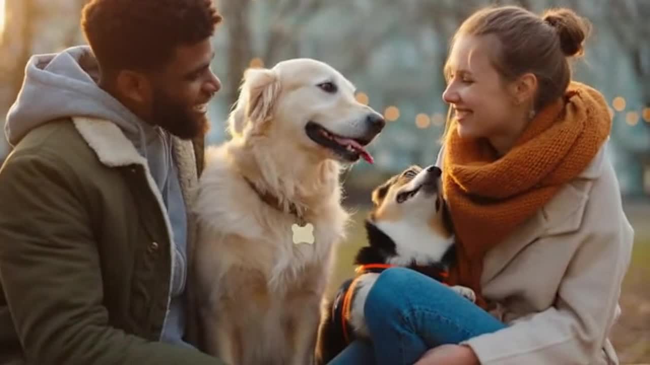 Cute Dogs and Their Humans Sharing a Funny, Heartwarming Moment Together on Screen