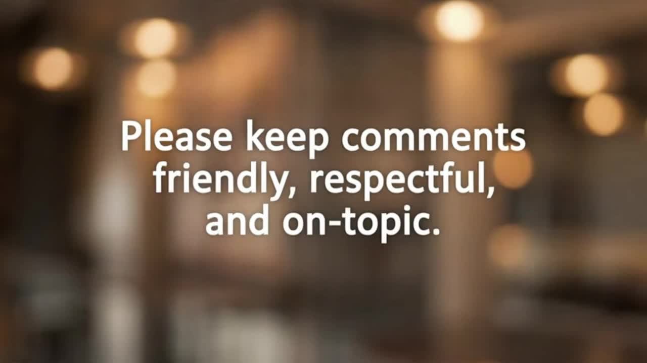 Let’s Keep the Comments Friendly, Respectful, and On-Topic for a Positive Community Space