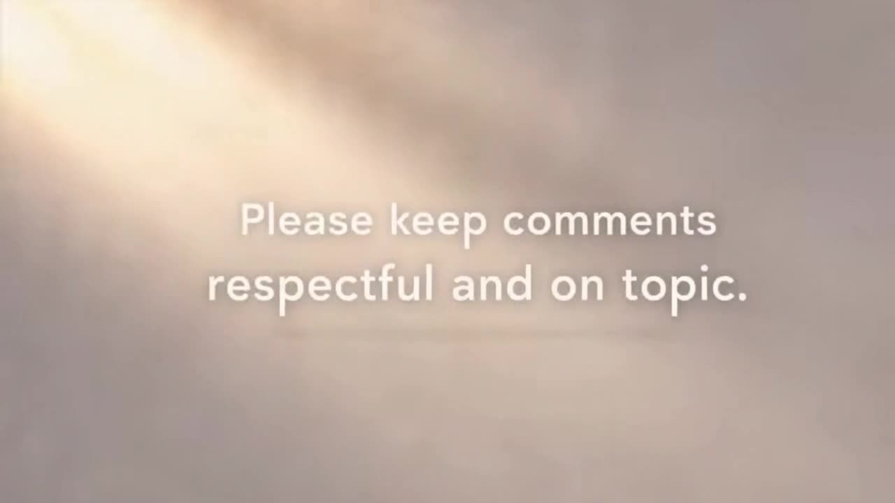 A Gentle Reminder to Keep Comments Friendly, Respectful, and Positive for Everyone
