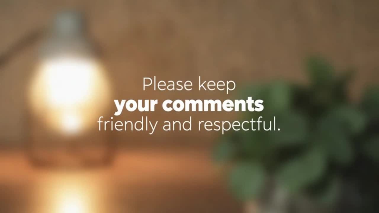 A Simple Reminder to Keep Comments Respectful and Build a Positive Community Together