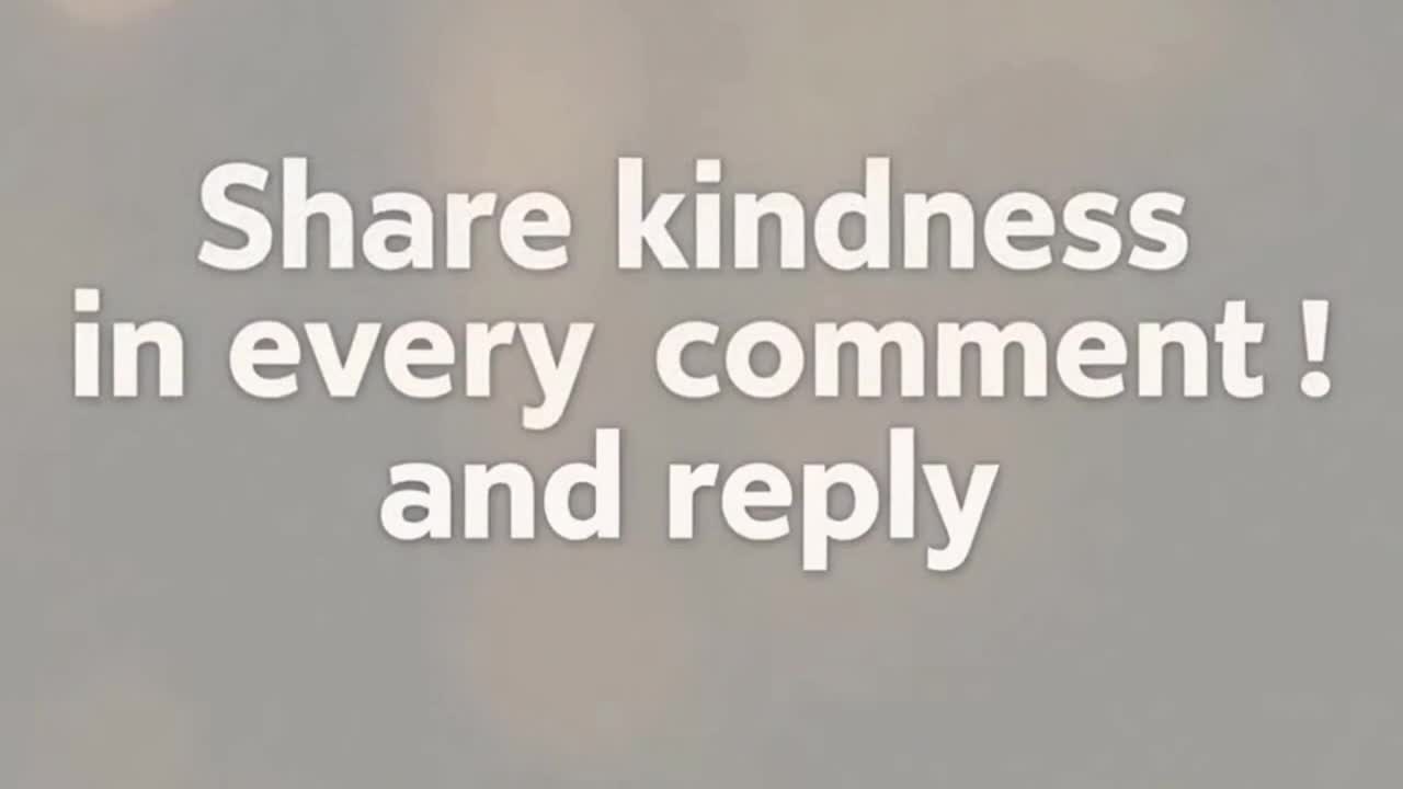 A Gentle Reminder to Keep Comments Friendly, Respectful, and Positive for Everyone