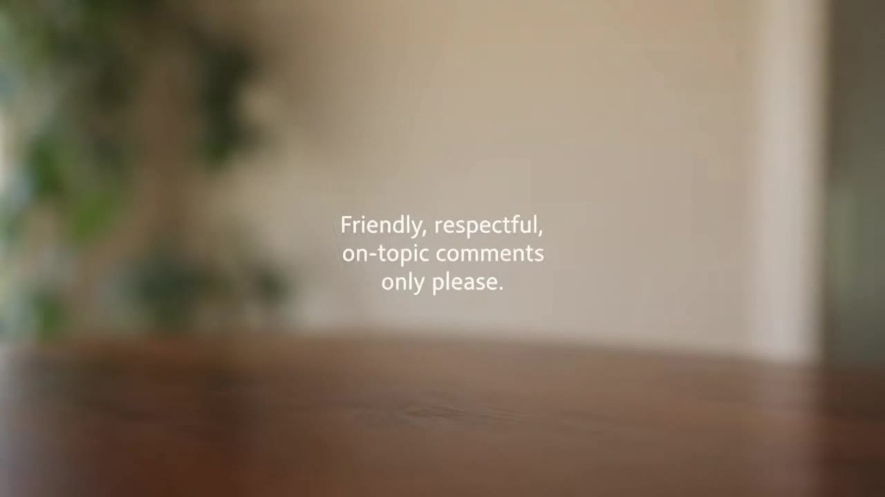 A Friendly Reminder to Keep Comments Respectful, On-Topic, and Supportive for Everyone