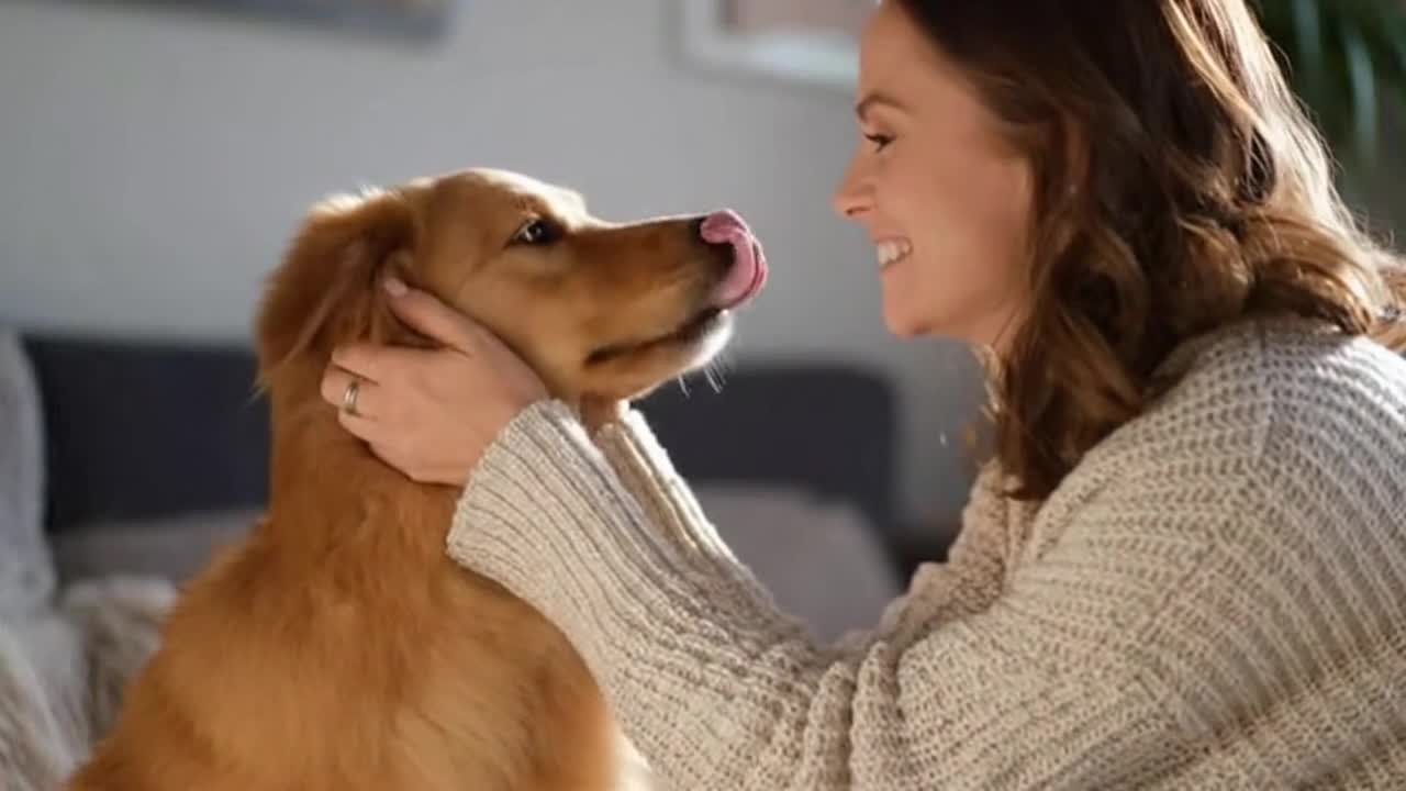 A Sweet and Funny Everyday Moment Between a Playful Dog and Their Human Owner