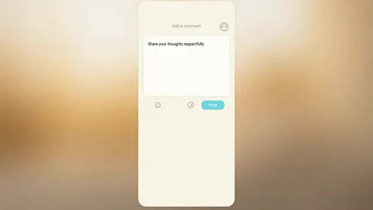 A Gentle Reminder to Share Thoughts Kindly and Keep Conversations Friendly for Everyone