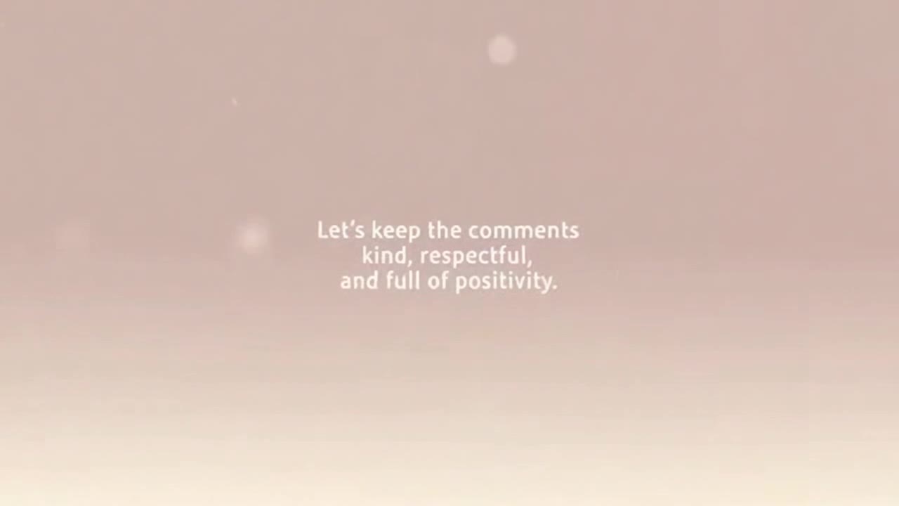 A Friendly Reminder to Keep Comments Positive, Respectful, and Welcoming for Everyone