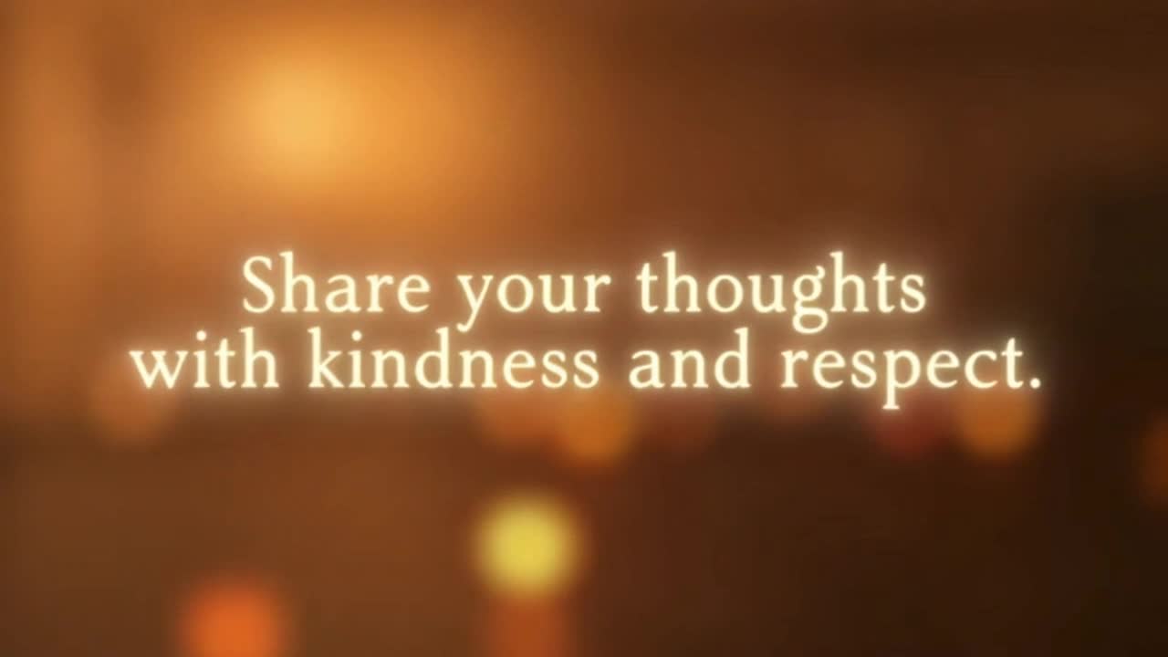 Creating a Warm, Respectful Space Where Every Thought Is Shared Kindly and Everyone Feels Welcome