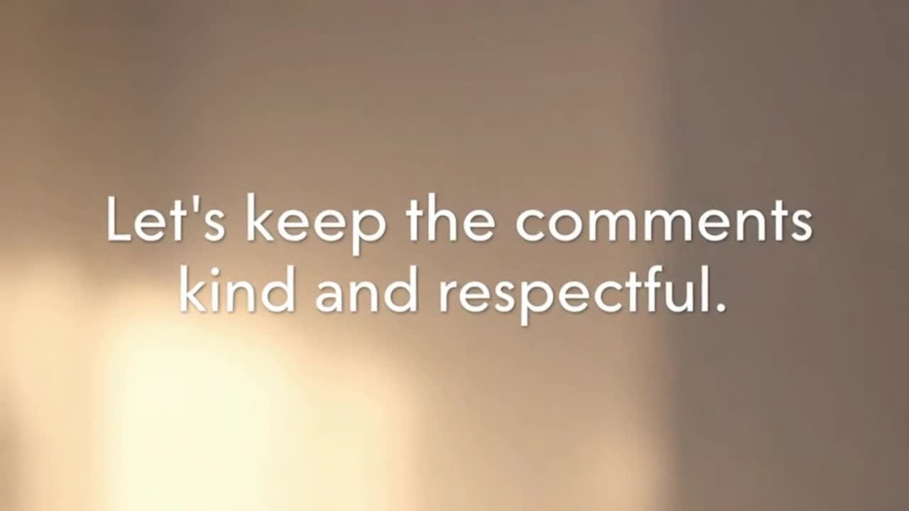 A Gentle Reminder to Keep Comments Friendly, Respectful, and Focused on Positive Community Discussio