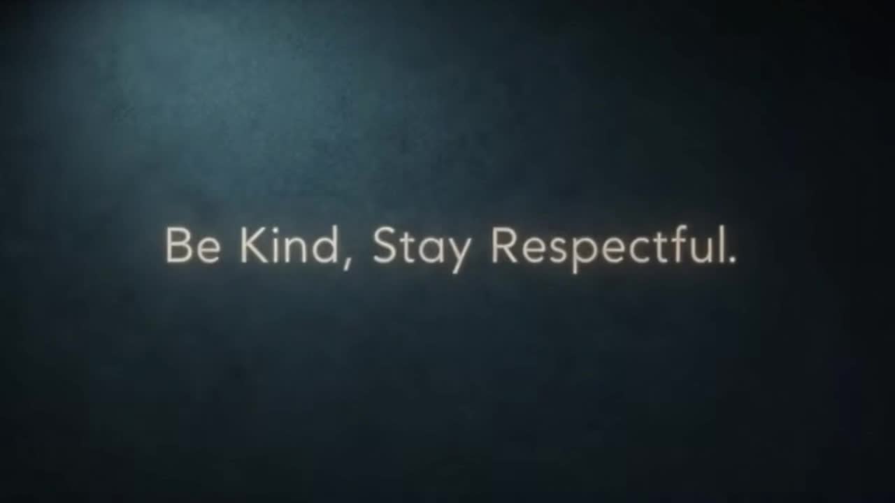A Quiet Reminder That Respectful, Positive Comments Keep the Conversation Enjoyable for Everyone
