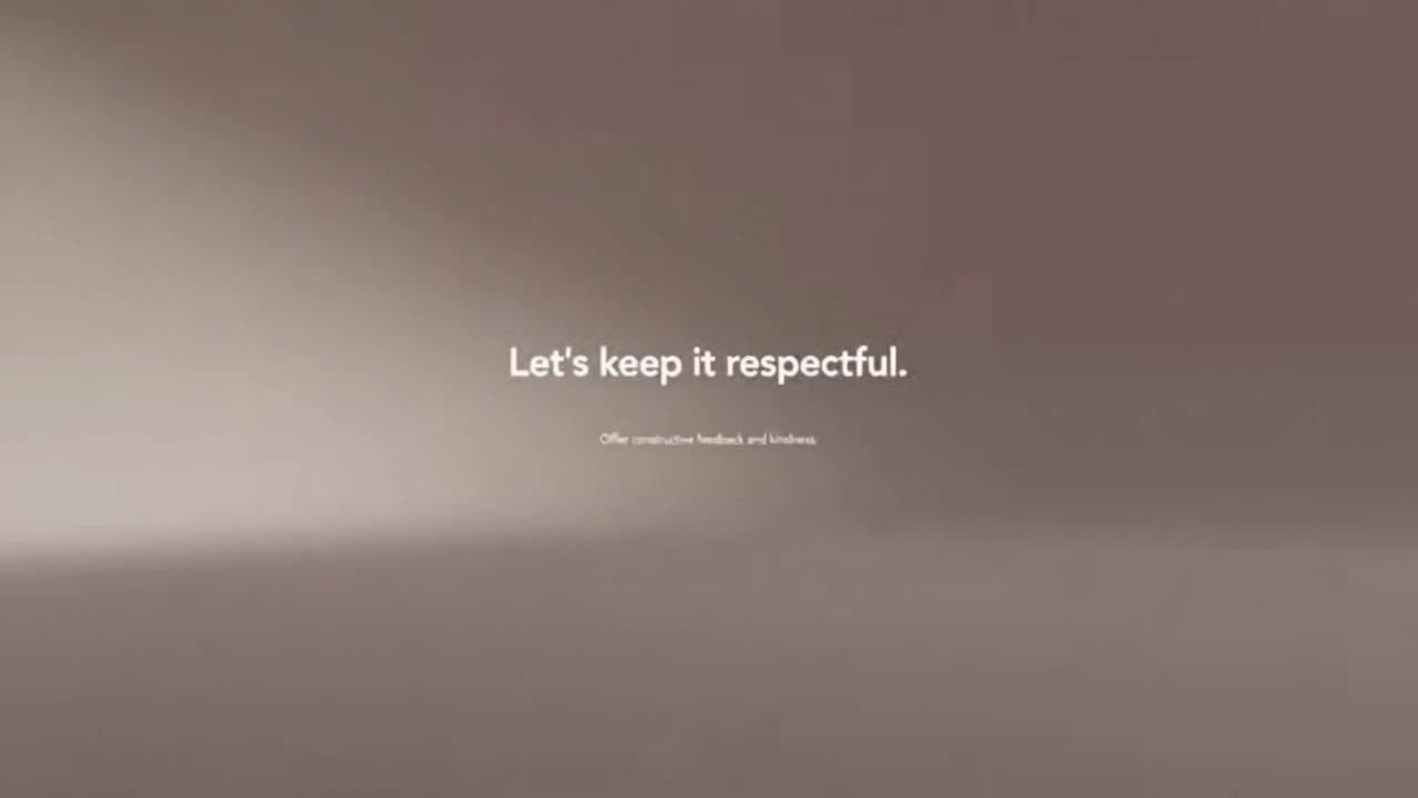 A Friendly Reminder to Keep Comments Respectful, Constructive, and Family-Friendly