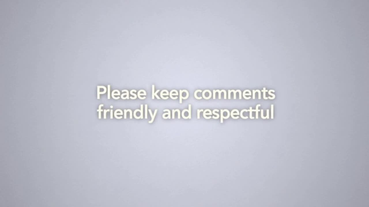 A Gentle Reminder to Keep Comments Respectful, Positive, and Focused on Constructive Conversation