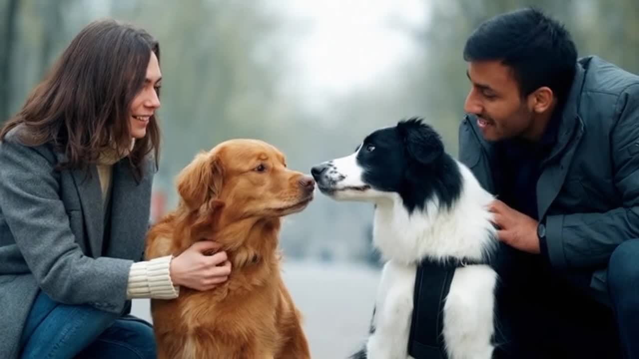 A Small Funny Moment Between Cute Dogs and Their Humans, Captured in a Naturally Lighthearted Way
