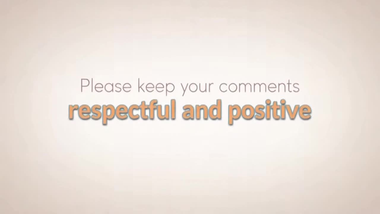 A Gentle Reminder to Keep the Conversation Positive, Respectful, and Welcoming for Everyone