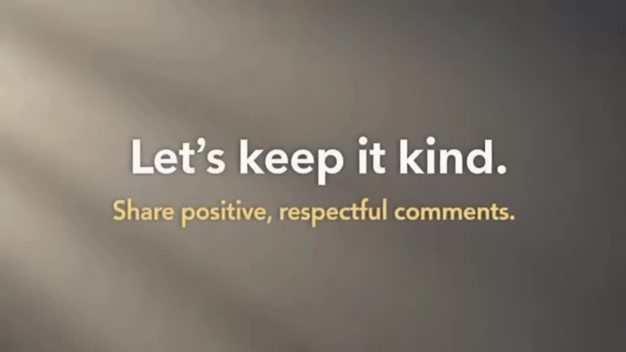 A Gentle Reminder to Keep Comments Friendly, Respectful, and Focused on Positive Conversation