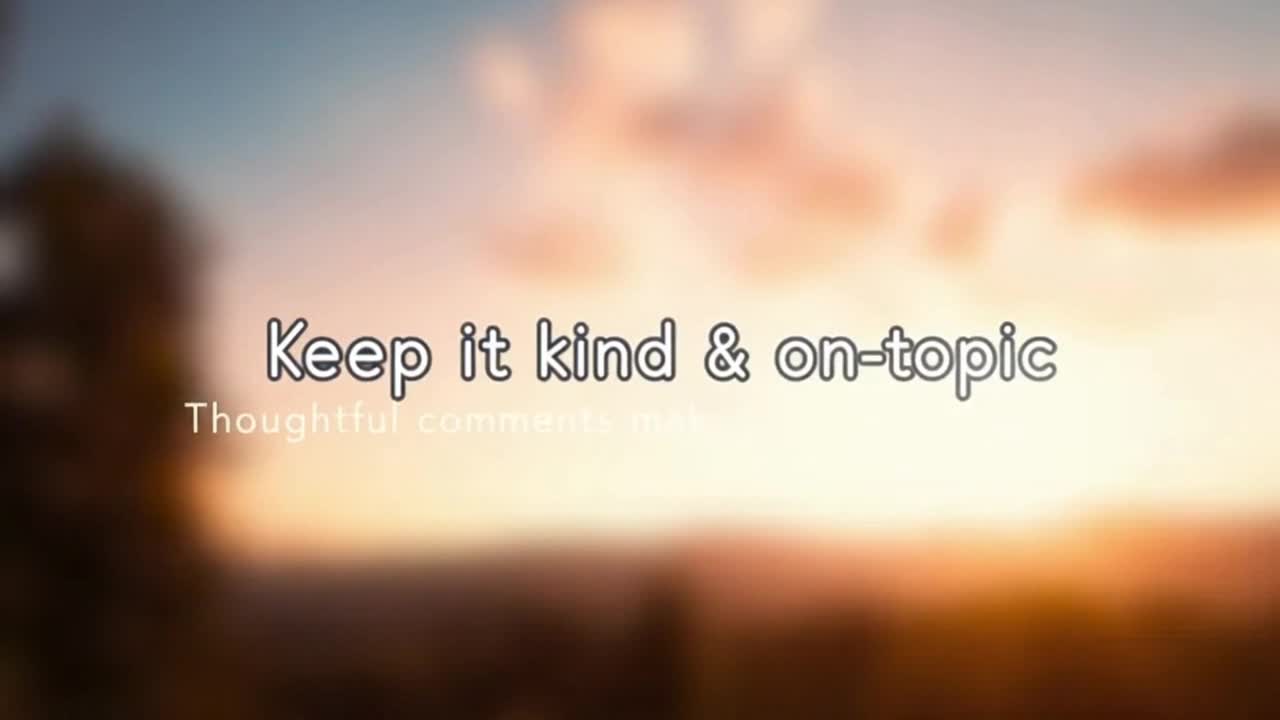 A Friendly Reminder to Keep Comments Respectful, On-Topic, and Welcoming for Everyone