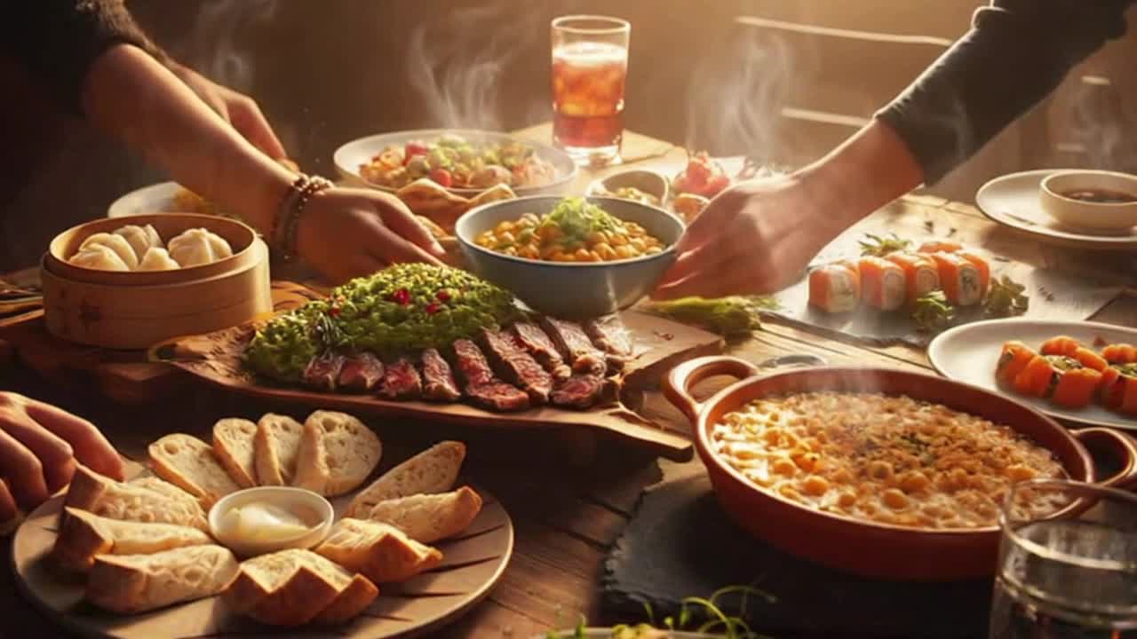 A Quiet Visual Celebration of World Cultures Through Colorful, Enticing Global Cuisine