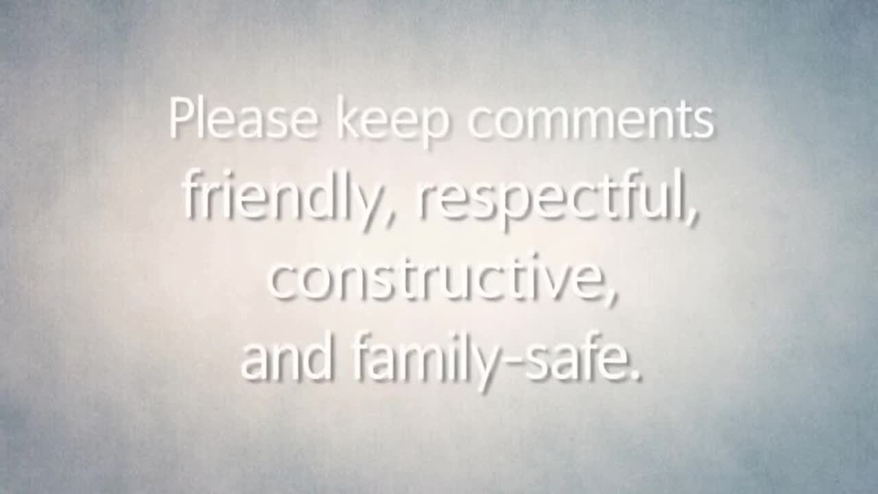 A Gentle Reminder to Keep Comments Respectful, Constructive, and Family-Friendly