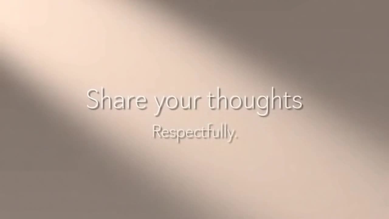 A Simple Reminder to Keep Conversations Positive, Respectful, and Supportive for Everyone