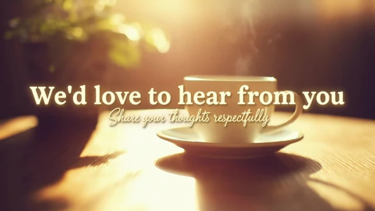 A Friendly Reminder to Share Your Thoughts with Kindness and Keep the Conversation Positive